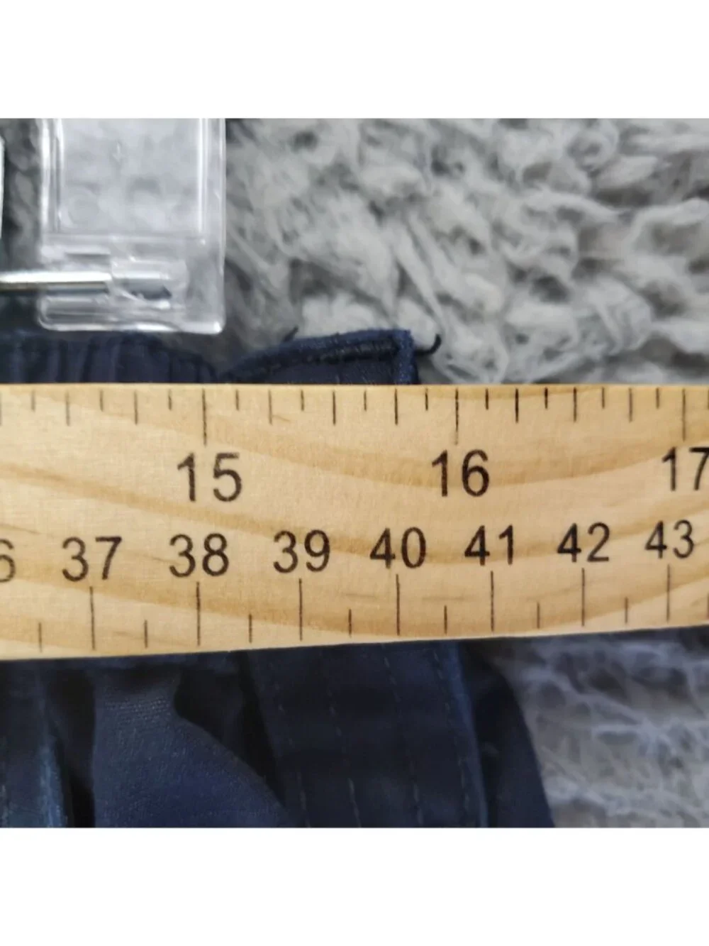 5.11 Tactical Pants Mens 36x34 Navy Blue Cargo Pocket Ripstop Workwear *Read*